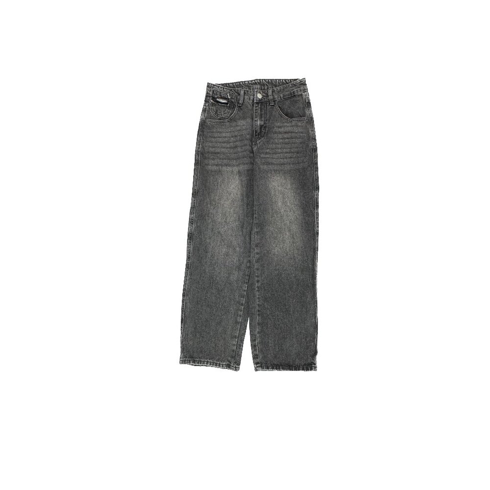 Dazy Baggy Straight Women's size XS Black Denim Jeans